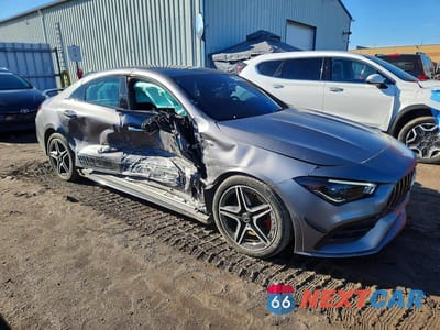 Czwarte zdjęcie samochodu z boku: 2022 MERCEDES-BENZ CLA 250 4MATIC VIN:W1K5J4HB8NN320201 - miniatura