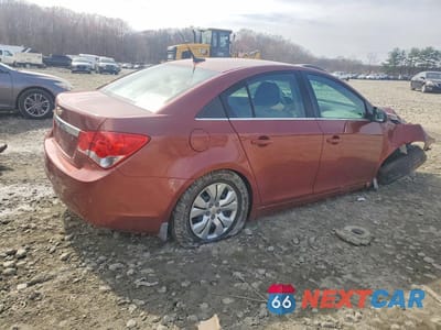 Trzecie zdjęcie samochodu z tyłu: 2012 CHEVROLET CRUZE LS VIN:1G1PC5SH5C7381287 - miniatura