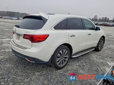 Trzecie zdjęcie samochodu z tyłu: 2016 ACURA MDX TECHNOLOGY VIN:5FRYD3H43GB019636 - miniatura