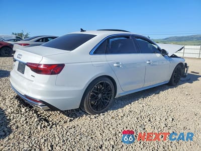 Trzecie zdjęcie samochodu z tyłu: 2022 AUDI A4 PREMIUM PLUS 45 VIN:WAUEAAF42NN014640 - miniatura