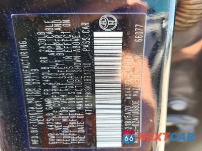 Zdjęcie 13 z 13 samochodu: 2019 TOYOTA CAMRY LE VIN:4T1B11HK8KU831710 - miniatura