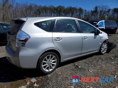 Trzecie zdjęcie samochodu z tyłu: 2012 TOYOTA PRIUS V FIVE VIN:JTDZN3EU6C3073706 - miniatura