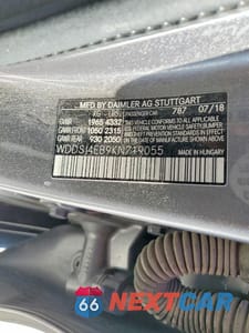 Zdjęcie 12 z 12 samochodu: 2019 MERCEDES-BENZ CLA 250 VIN:WDDSJ4EB9KN719055 - miniatura
