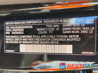 Zdjęcie 13 z 14 samochodu: 2025 VOLVO XC40 ULTRA VIN:YV4L12UM5S2478728 - miniatura