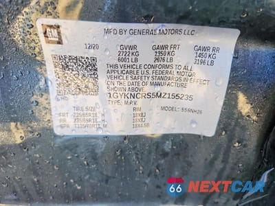 Zdjęcie 13 z 13 samochodu: 2021 CADILLAC XT5 PREMIUM LUXURY VIN:1GYKNCRS5MZ155235 - miniatura