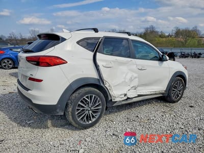 Trzecie zdjęcie samochodu z tyłu: 2020 HYUNDAI TUCSON SEL VIN:KM8J3CAL2LU154370 - miniatura