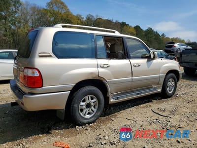 Trzecie zdjęcie samochodu z tyłu: 2001 LEXUS LX 470 BASE VIN:JTJHT00W213501936 - miniatura