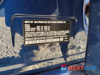Zdjęcie 12 z 12 samochodu: 2023 BMW 530 I VIN:WBA53BH04PWY20504 - miniatura