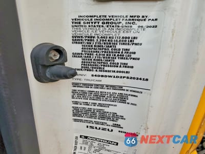 Zdjęcie 12 z 12 samochodu: 2023 CHEVROLET 3500 BOX TRUCK VIN:54DBDW1D2P5203418 - miniatura