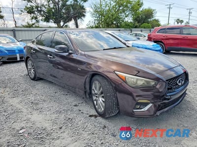 Czwarte zdjęcie samochodu z boku: 2020 INFINITI Q50 3.0T LUXE VIN:JN1EV7AP0LM200498 - miniatura