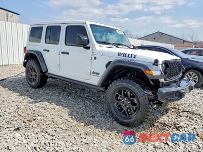 Czwarte zdjęcie samochodu z boku: 2024 JEEP WRANGLER SPORT VIN:1C4PJXDG8RW336193 - miniatura