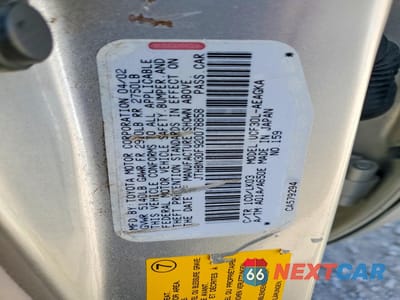 Zdjęcie 12 z 12 samochodu: 2002 LEXUS LS VIN:JTHBN30F920078858 - miniatura