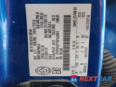 Zdjęcie 12 z 12 samochodu: 2016 FORD F150 SUPERCREW VIN:1FTFW1EF7GFA25903 - miniatura