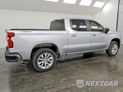 Trzecie zdjęcie samochodu z tyłu: 2021 CHEVROLET SILVERADO K1500 LT VIN:1GCPYJEKXMZ419529 - miniatura