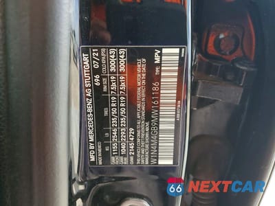 Zdjęcie 13 z 13 samochodu: 2021 MERCEDES-BENZ GLB 250 VIN:W1N4M4GB9MW161186 - miniatura