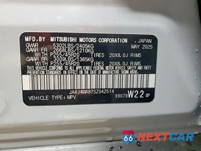 Zdjęcie 13 z 13 samochodu: 2025 MITSUBISHI OUTLANDER SEL VIN:JA4J4WA87SZ042514 - miniatura