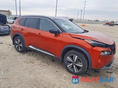 Czwarte zdjęcie samochodu z boku: 2021 NISSAN ROGUE SL VIN:JN8AT3CB6MW238808 - miniatura