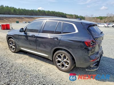 Drugie zdjęcie samochodu z przodu: 2022 BMW X3 SDRIVE30I VIN:5UX43DP02N9L08925 - miniatura