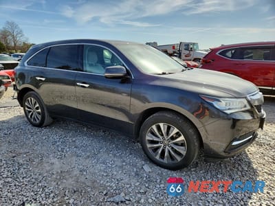 Czwarte zdjęcie samochodu z boku: 2015 ACURA MDX TECHNOLOGY VIN:5FRYD4H46FB032529 - miniatura