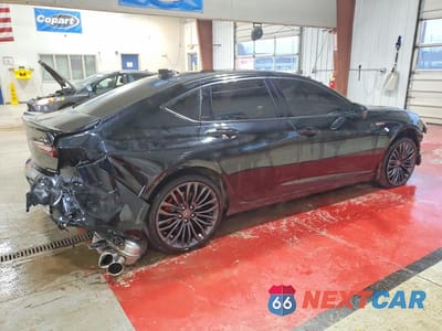 Trzecie zdjęcie samochodu z tyłu: 2022 ACURA TLX TYPE S VIN:19UUB7F04NA002252 - miniatura