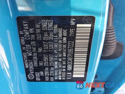 Zdjęcie 12 z 12 samochodu: 2023 HYUNDAI KONA SEL VIN:KM8K3CAB7PU967222 - miniatura