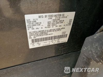 Zdjęcie 13 z 13 samochodu: 2015 FORD EXPLORER VIN:1FM5K8F81FGB74635 - miniatura