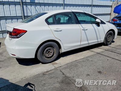 Trzecie zdjęcie samochodu z tyłu: 2013 HONDA CIVIC LX VIN:2HGFB2F53DH541906 - miniatura