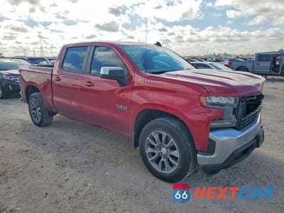 Czwarte zdjęcie samochodu z boku: 2021 CHEVROLET SILVERADO K1500 LT VIN:1GCUYDET1MZ428407 - miniatura