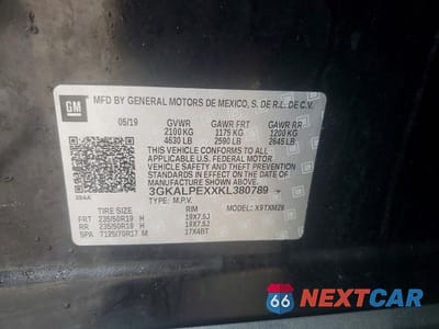 Zdjęcie 13 z 13 samochodu: 2019 GMC TERRAIN SLT VIN:3GKALPEXXKL380789 - miniatura
