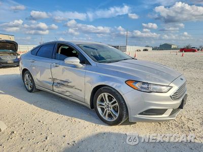 Czwarte zdjęcie samochodu z boku: 2018 FORD FUSION SE HYBRID VIN:3FA6P0LUXJR140374 - miniatura