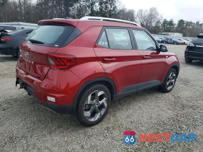 Trzecie zdjęcie samochodu z tyłu: 2024 HYUNDAI VENUE SEL VIN:KMHRC8A36RU311388 - miniatura
