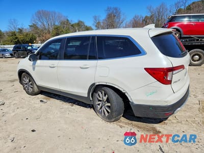 Drugie zdjęcie samochodu z przodu: 2019 HONDA PILOT EXL VIN:5FNYF5H44KB027096 - miniatura