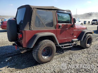 Trzecie zdjęcie samochodu z tyłu: 2001 JEEP WRANGLER / TJ SE VIN:1J4FA29P41P308973 - miniatura