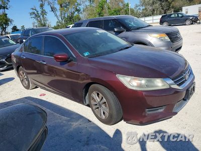 Czwarte zdjęcie samochodu z boku: 2014 HONDA ACCORD LX VIN:1HGCR2F37EA082716 - miniatura
