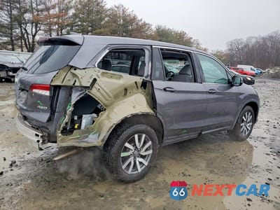 Trzecie zdjęcie samochodu z tyłu: 2019 HONDA PILOT EXL VIN:5FNYF6H53KB028674 - miniatura