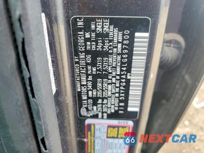 Zdjęcie 13 z 13 samochodu: 2020 KIA SORENTO S V6 VIN:5XYPG4A54LG697800 - miniatura