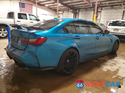 Trzecie zdjęcie samochodu z tyłu: 2024 BMW M3 COMPETITION VIN:WBS43AY05RFS35936 - miniatura