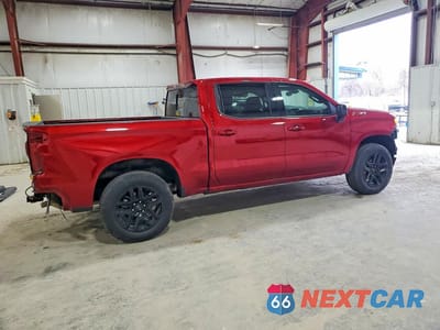 Trzecie zdjęcie samochodu z tyłu: 2025 CHEVROLET SILVERADO K1500 RST VIN:1GCUKEED3SZ249766 - miniatura