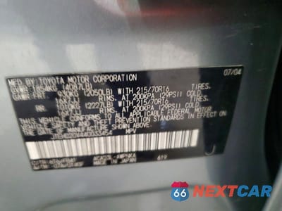 Zdjęcie 13 z 13 samochodu: 2004 TOYOTA RAV4 BASE VIN:JTEHD20V440033454 - miniatura