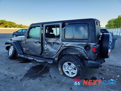 Drugie zdjęcie samochodu z przodu: 2018 JEEP WRANGLER UNLIMITED SPORT VIN:1C4HJXDG2JW223025 - miniatura