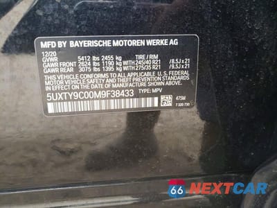 Zdjęcie 13 z 13 samochodu: 2021 BMW X3 XDRIVEM40I VIN:5UXTY9C00M9F38433 - miniatura
