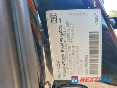 Zdjęcie 13 z 13 samochodu: 2018 AUDI A3 PREMIUM VIN:WAUAUHFF7J1054603 - miniatura