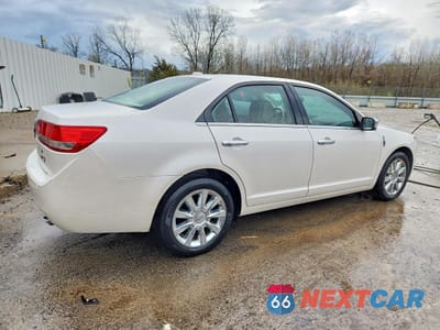 Trzecie zdjęcie samochodu z tyłu: 2012 LINCOLN MKZ VIN:3LNHL2GC6CR802817 - miniatura