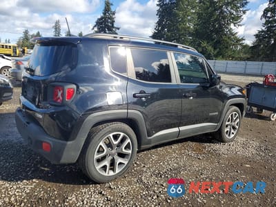 Trzecie zdjęcie samochodu z tyłu: 2018 JEEP RENEGADE LATITUDE VIN:ZACCJABB8JPJ09538 - miniatura