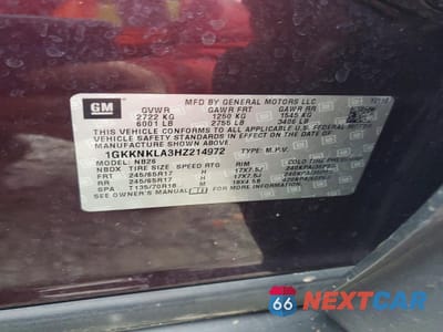 Zdjęcie 13 z 14 samochodu: 2017 GMC ACADIA SLE VIN:1GKKNKLA3HZ214972 - miniatura