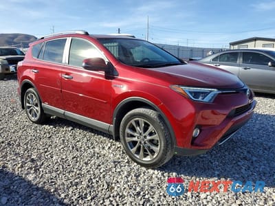 Czwarte zdjęcie samochodu z boku: 2018 TOYOTA RAV4 HYBRID LIMITED VIN:JTMDJREV2JD224792 - miniatura