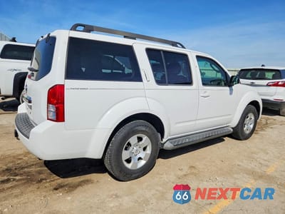 Trzecie zdjęcie samochodu z tyłu: 2008 NISSAN PATHFINDER S VIN:5N1AR18UX8C647051 - miniatura