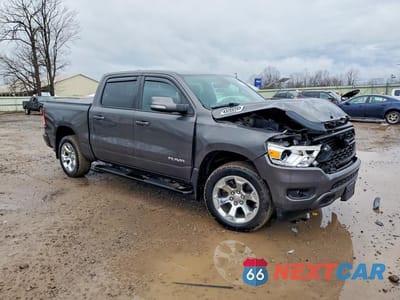 Czwarte zdjęcie samochodu z boku: 2022 RAM 1500 BIG HORN VIN:1C6RRFFG8NN263827 - miniatura