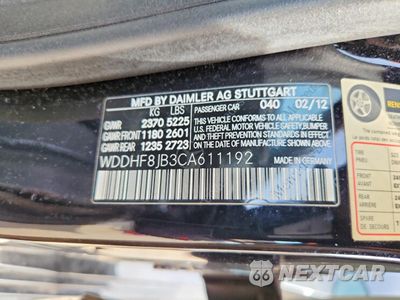 Zdjęcie 12 z 12 samochodu: 2012 MERCEDES-BENZ E 350 4MATIC VIN:WDDHF8JB3CA611192 - miniatura