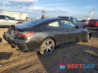 Trzecie zdjęcie samochodu z tyłu: 2021 BMW 430XI VIN:WBA73AP07MCG16090 - miniatura